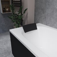 Lauter Ava 150 21208050 (с ножками, лицевым экраном черного цвета и сифоном 21Y32001 матовый черный) Image #11