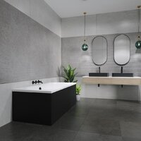 Lauter Ava 150 21208050 (с ножками, лицевым экраном черного цвета и сифоном 21Y32001 матовый черный) Image #13