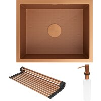 Roxen Uno 560210-54-BRS PVD бронзовая/текстурная (с ролл-матом и дозатором) Image #6