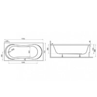 Polimat GRACJA 170x70 с ножками Image #7