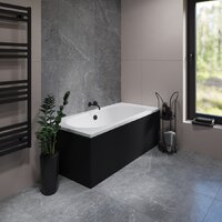 Lauter Ava 150 21208050 (с ножками, лицевым экраном черного цвета и сифоном 21Y11021 матовый черный) Image #9