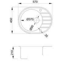 БелЭворс New Lux L (черный, без сифона) Image #2