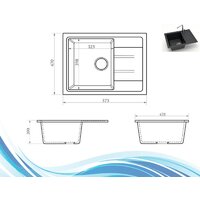 Berge BR-5850 + смеситель AM.PM Like F8007122 (черный) Image #14