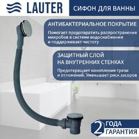 Lauter Valencia 160x105 2102160R (с ножками и сифоном 21Y31000 хром) Image #2
