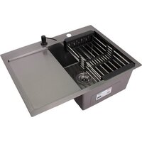 Wisent WS-36550B-R/GER013 (с сифоном, дозатором и коландером)