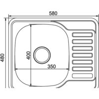 Mixline 528192 (левая, полированная, 0.6 мм) Image #2