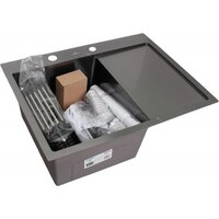 Wisent WS-36550B-L/GER013 (с сифоном, дозатором и коландером) Image #4