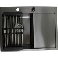 Wisent WS-36550B-L/GER013 (с сифоном, дозатором и коландером) Image #2