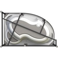 Radomir Ирма Релакс 160x105 с полотенцедержателем 2-80-2-1-0-229 (с гидромассажем, левый) Image #7