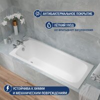 Lauter Victoria 2100812 120x70 с сифоном 21Y11020 (хром) Image #6