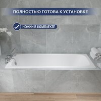 Lauter Victoria 2100812 120x70 с сифоном 21Y11020 (хром) Image #8