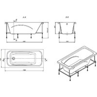 Roca Line 170x70 ZRU9302924 + ZRU9302925 Image #6