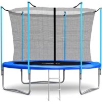 Atlas Sport 252 см - 8ft (с лестницей, внутренняя сетка, синий)