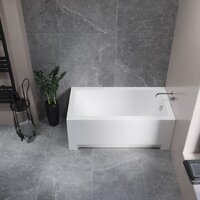 Lauter Estelle 120 21206020 (с ножками и сифоном 21Y32002 белый) Image #9