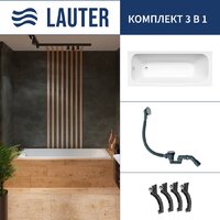 Lauter Victoria 2100813 130x70 с сифоном 21Y31000 (хром)