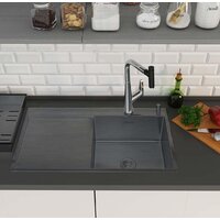 Roxen Vespa 560230-70RB PVD графит (с коландером и дозатором) Image #3