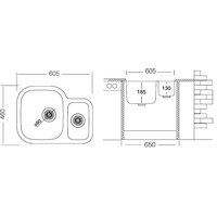 Ukinox Модерн MOP605.460 15GT10P --- (с сифоном) Image #2