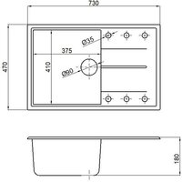 Marblan Magnum L (серый, с сифоном) Image #6