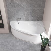 Lauter Valencia 150x100 2102150R (с ножками, лицевым экраном и сифоном 21Y32001 матовый черный) Image #9