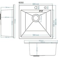 Schtoff Best Decor Silver 6050 + коландер металл K-1 BLACK + дозатор SD-1 SILVER Image #5