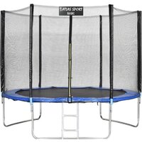 Atlas Sport 312 см - 10ft Basic (с лестницей, внешняя сетка, синий)