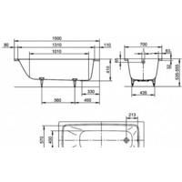 Kaldewei Cayono 150x70 274700010001 Image #4