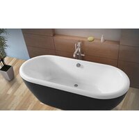 Riho Dua 180x86 (черный, аэромассаж + хромотерапия) Image #4