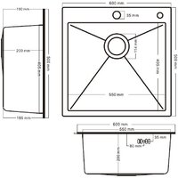 Schtoff Best Premium Silver 6050 + коландер KR-1 GREY + дозатор SD-1 SILVER Image #5