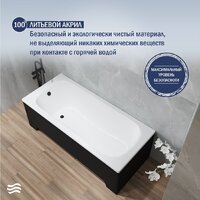 Lauter Sophia 170 21205170 (с ножками, черным подголовником) Image #4