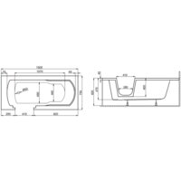 Polimat Vovo 150x75 00484 (белый) Image #7