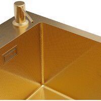 Roxen Simple 560220-50G-GR золото/текстурная PVD покрытие (с коландером и дозатором) Image #14