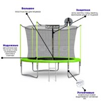 Atlas Sport 183 см - 6ft (внутренняя сетка, зеленый) Image #7