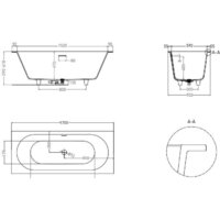 Salini Ornella Axis Kit 170x70 104723M (S-Stone, матовый) Image #8