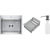 Schtoff Best Premium Silver 5550 + коландер KR-1 GREY + дозатор SD-1 GREY