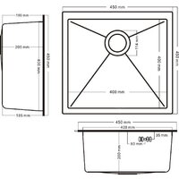 Schtoff Undermount Best Decor Silver 4545 Image #5