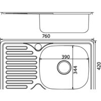 Mixline 530529 (левая, полированная, 0.6 мм) Image #2