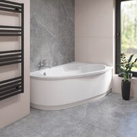 Lauter Valencia 150x100 2102150R (с ножками, лицевым экраном и сифоном 21Y11021 матовый черный) Image #10