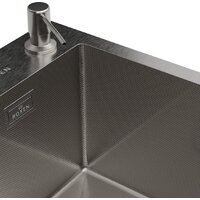 Roxen Simple 560220-50-GR сатин/текстурная (с коландером и дозатором) Image #15