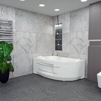 Radomir Ирма Люкс 169x110 2-83-2-2-9-217 (с гидромассажем, правый) Image #7