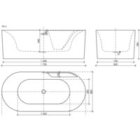 Ceramica Nova Omega FB16 170x80 Image #5