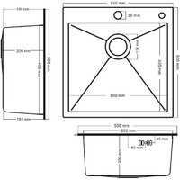 Schtoff Best Premium Silver 5550 + коландер KR-1 GREY + дозатор SD-1 SILVER Image #5