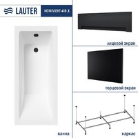 Lauter Estelle 160 21206060 (с каркасом, лицевым и торцевым экранами черного цвета) Image #2