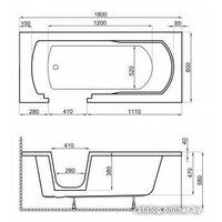 Polimat Vovo 180x80 00016 (белый) Image #7