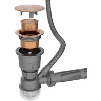 Roxen Simple 560220-60BR-GR бронза/текстурная PVD покрытие (с коландером и дозатором) Image #19