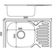 Mixline 536115 (левая, полированная, 0.8 мм) Image #2