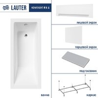 Lauter Estelle 160 21206060 (с каркасом, серым подголов.,белым лиц. и торц.экраном) Image #2