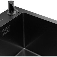 Roxen Simple 560220-60B-GR графит/текстурная PVD покрытие (с коландером и дозатором) Image #13