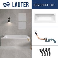 Lauter Victoria 2100817 170x70 с сифоном 21Y11022 (белый) Image #1