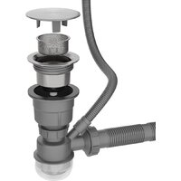 Roxen Simple 560220-60-GR сатин/текстурная (с коландером и дозатором) Image #16