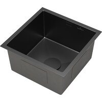 Roxen Uno 560210-44B (440*440) PVD графит под столешницу (с ролл-матом и дозатором) Image #5